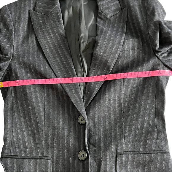 Theory blazer suit jacket button wool blend work 0 - Picture 10 of 11